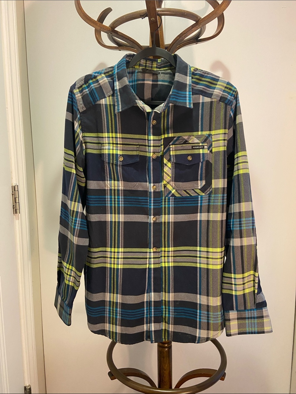 Oakley Men's Multi Coloured Flannel Shirt